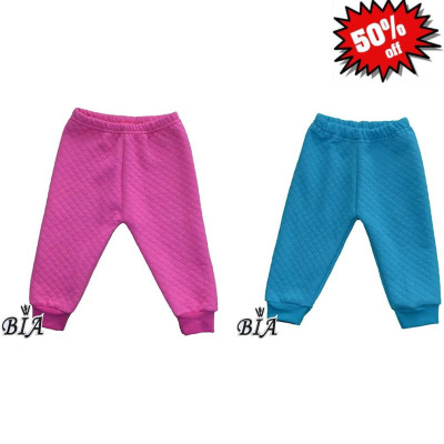 Штани ясельні блакитні на манжеті